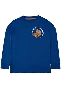 The New Herbert T-shirt LS - Monaco Blue